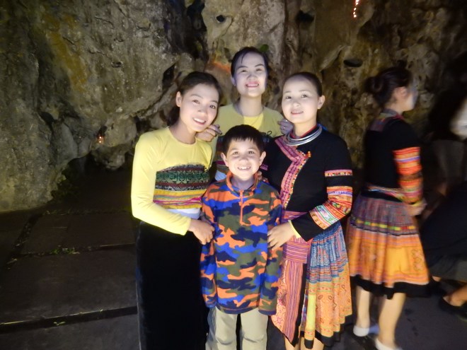 Hayden and the dancing girls!