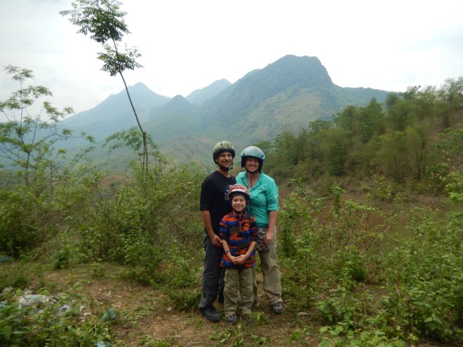 Quick stop on the motorbike tour