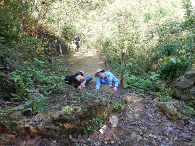 I just about died...