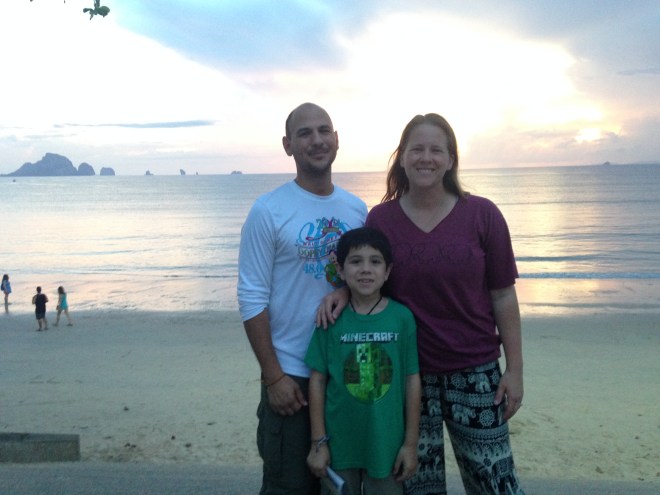 Sunset at Ao Nang