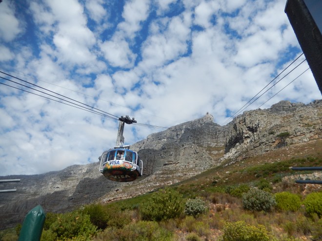 Cable Car up Table Mountain