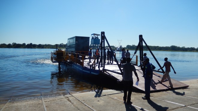 Ferry from Botswana to Zambia