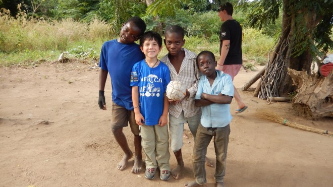 Kids at the local school