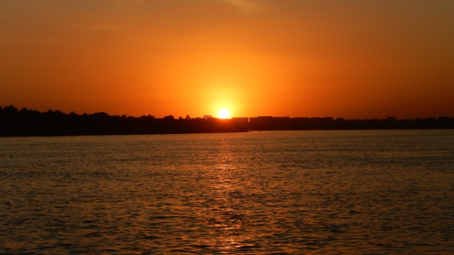 Sunset on the Nile River