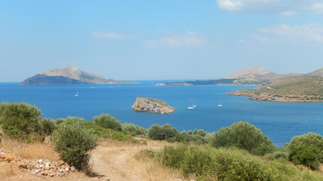 View from the Temple of Poseidon