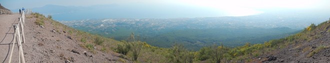 View from Mt Vesuvius