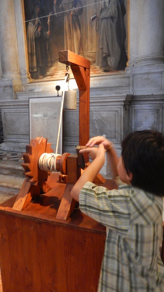 DaVinci exhibit in Venice