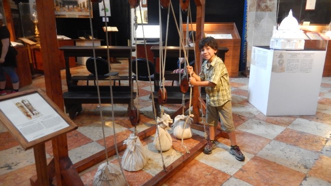 DaVinci exhibit in Venice