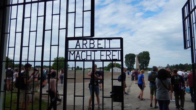 Sachsenhausen Concentration Camp gates