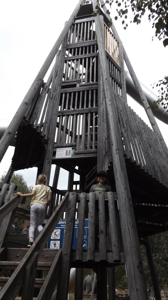 A seriously big slide!