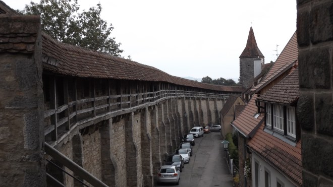 Town wall in Rothenberg