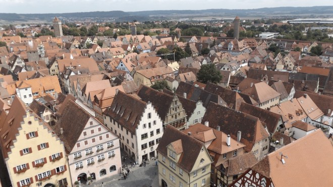 View from the new town hall tower