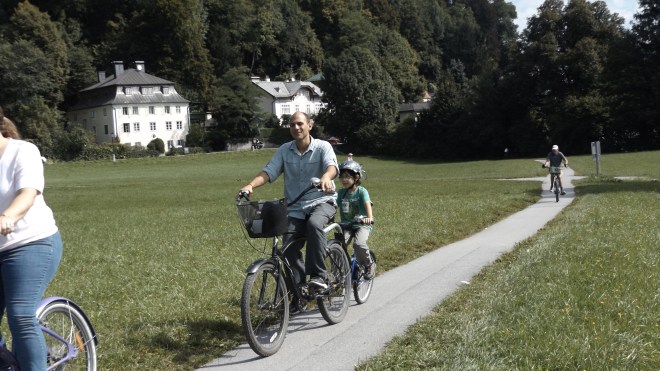 Biking through the Salzburg hills!
