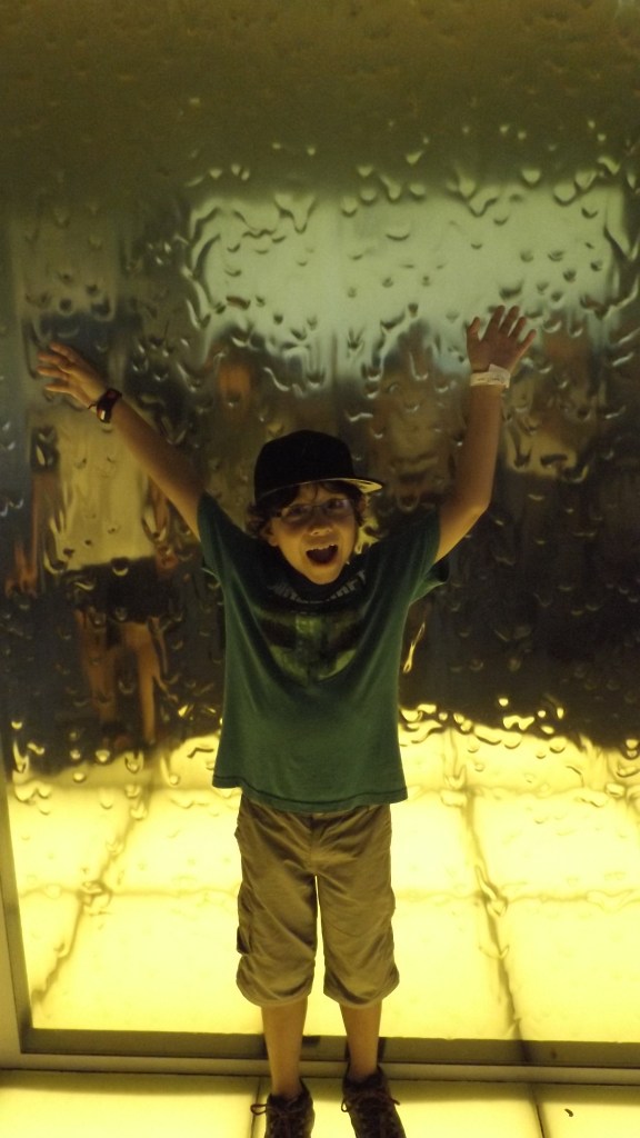 Honey background in the UK Pavilion