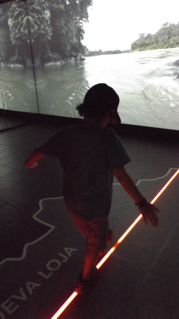 Walking on the equator in Equador