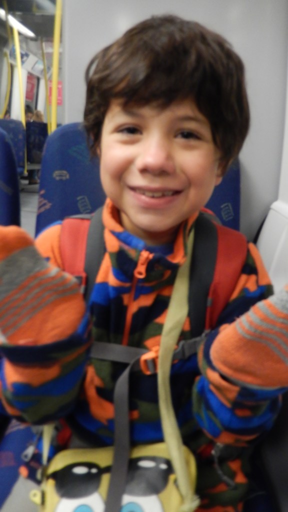 It's cold...time for sock mittens!