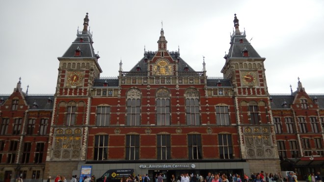 Amsterdam Central Train Station...very impressive!