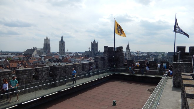 Top of Castle Gravensteen