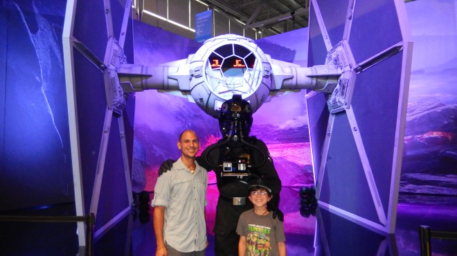 GamesCon with a T.I.E. Fighter