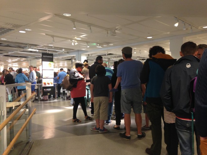 Lunch Line at Ikea