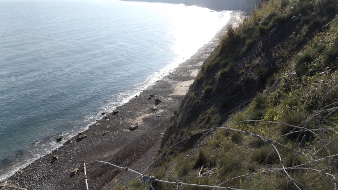 Beach below Point Du Hoc