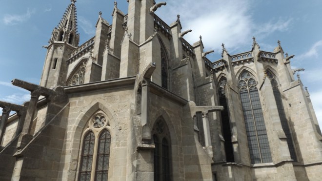 Cathedral inside of the city