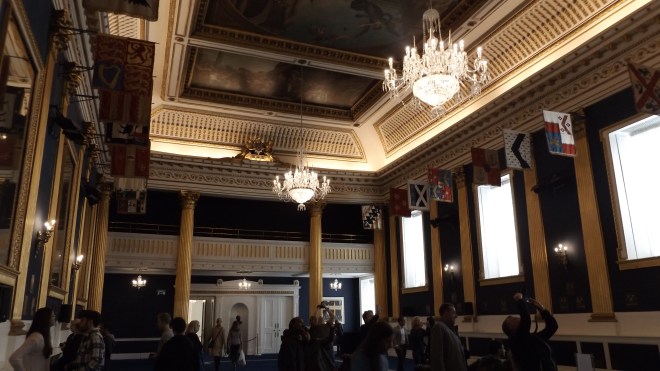 St Patrick's ballroom in Dublin Castle