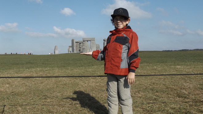 Holding up Stonehenge