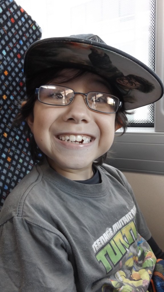 On the bus to HP Studios!