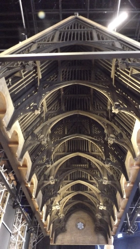 Ceiling used to film the "magical" great hall ceiling